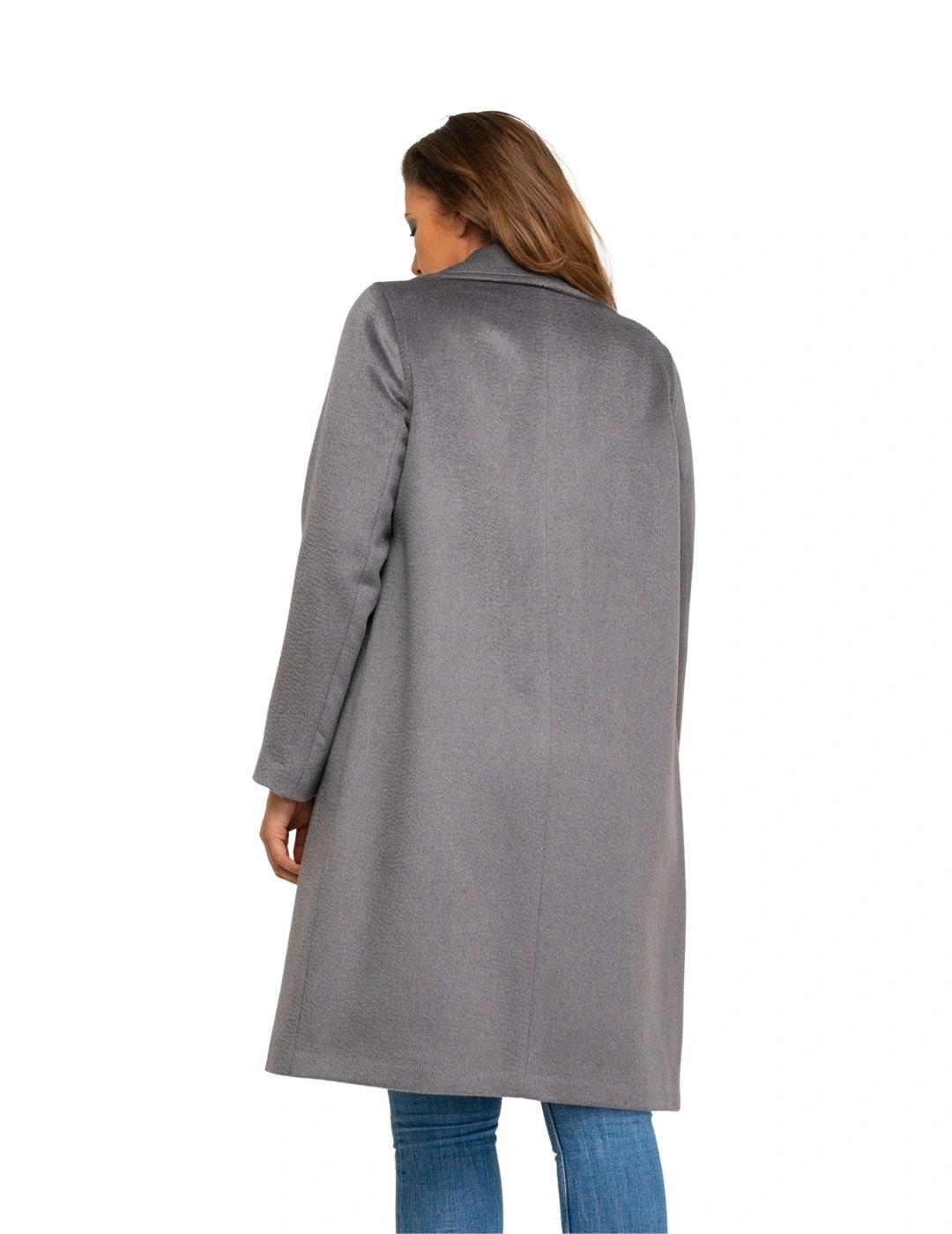 Fashion Abrigo Bizcocho Gris