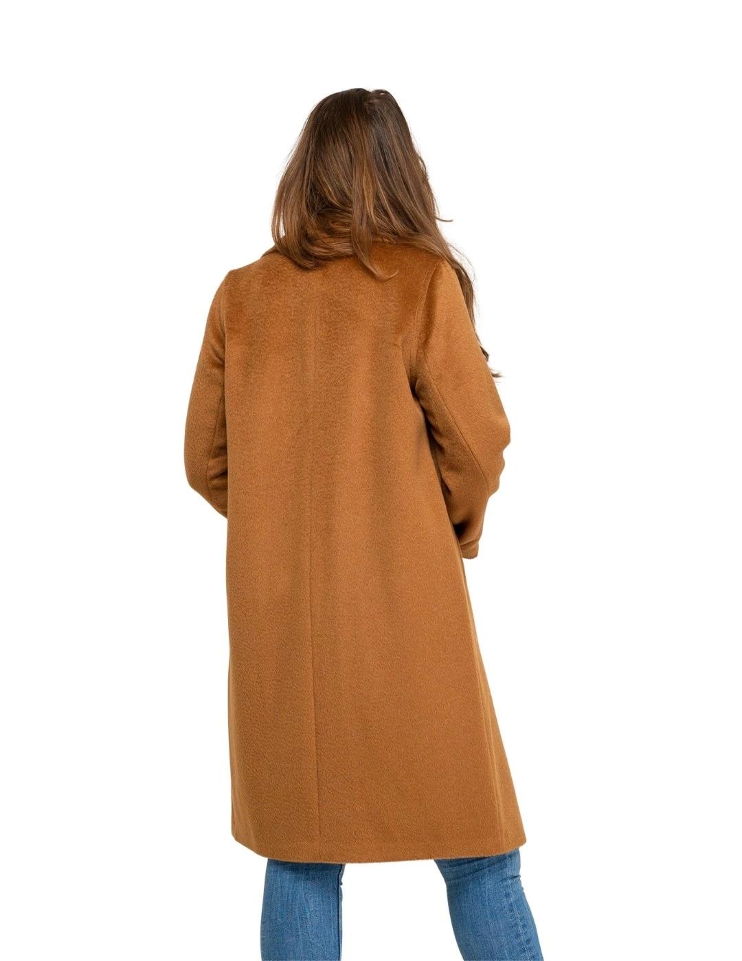 Fashion Abrigo Bizcocho Camel