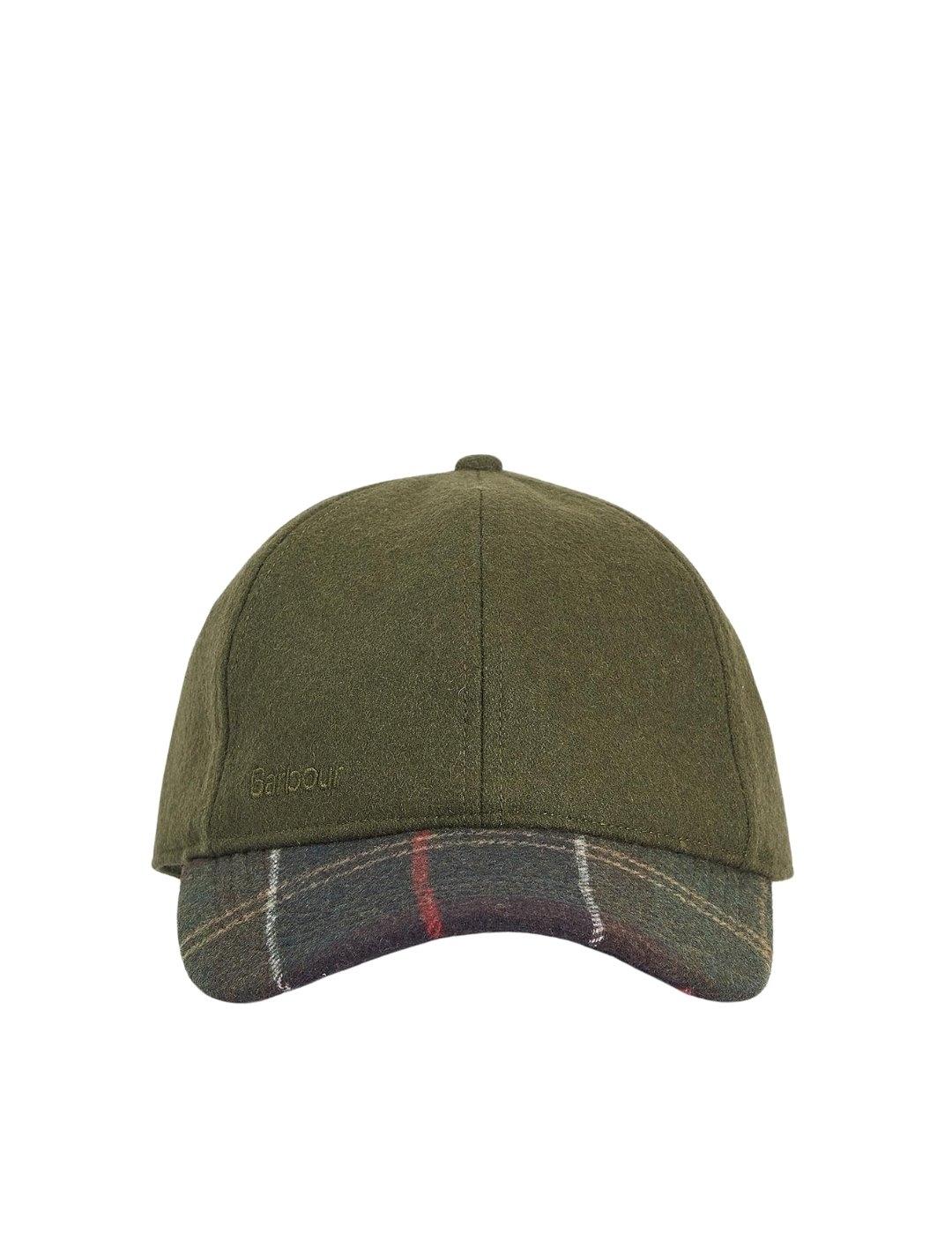 Barbour Gorra Barbour Roker Cap Verde cuadros