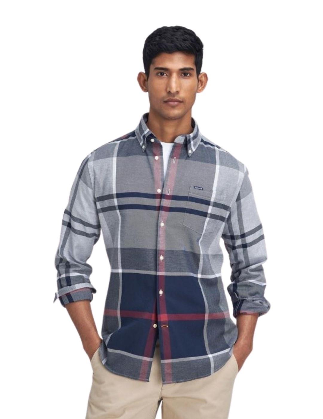 Barbour Camisa Dunoon Tartan Azul