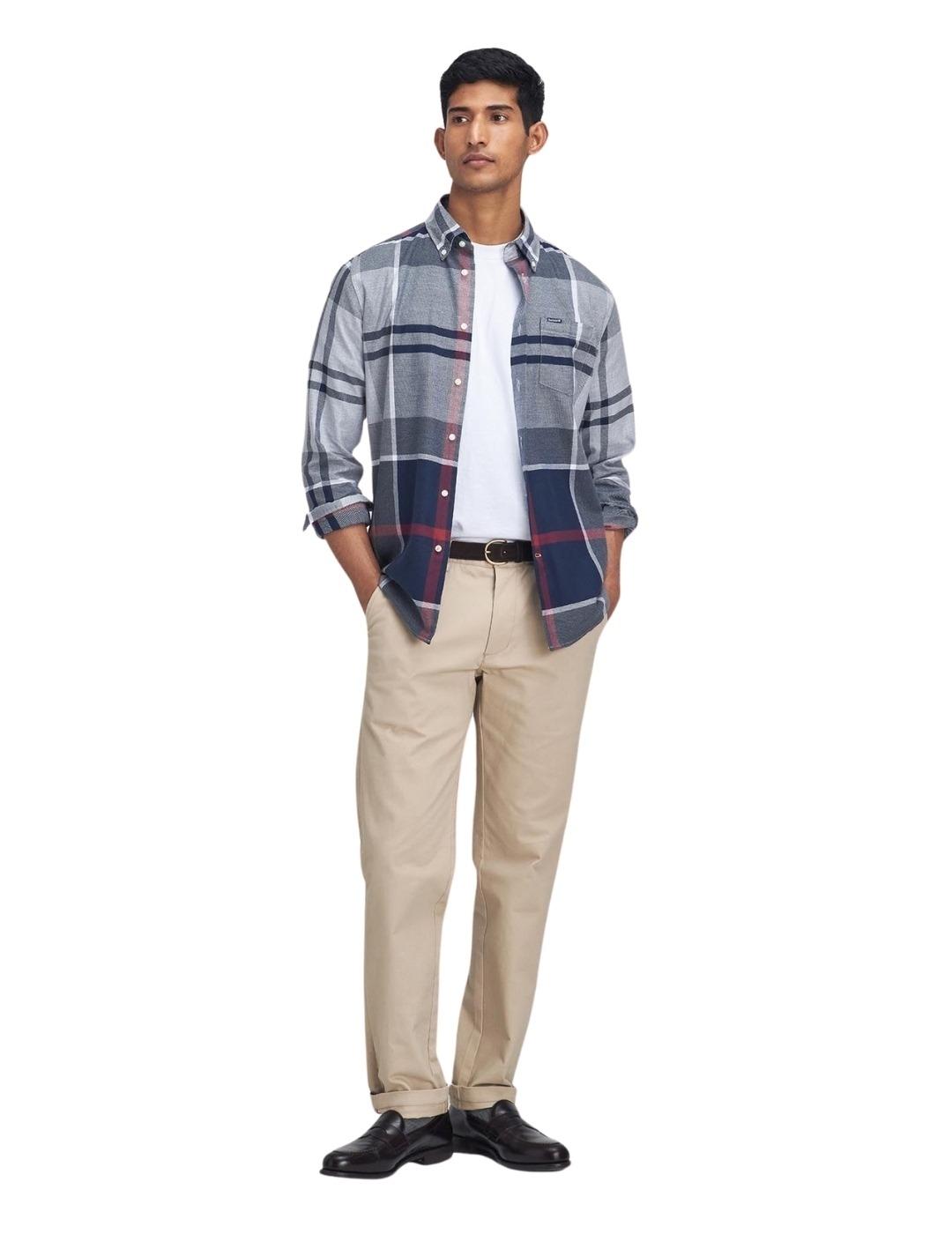 Barbour Camisa Dunoon Tartan Azul