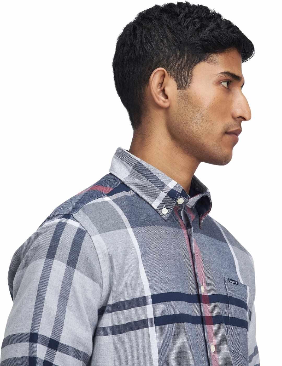 Barbour Camisa Dunoon Tartan Azul