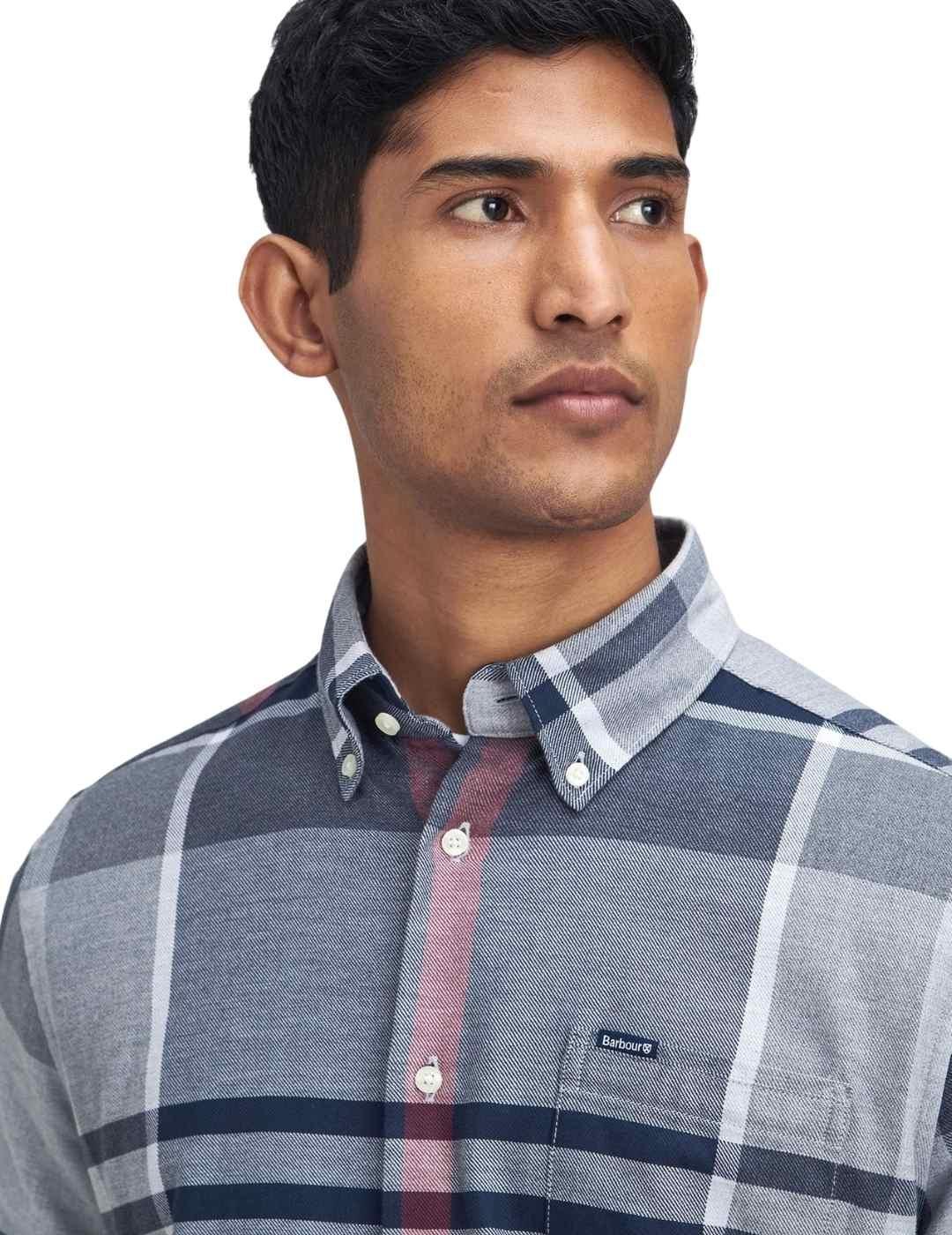 Barbour Camisa Dunoon Tartan Azul