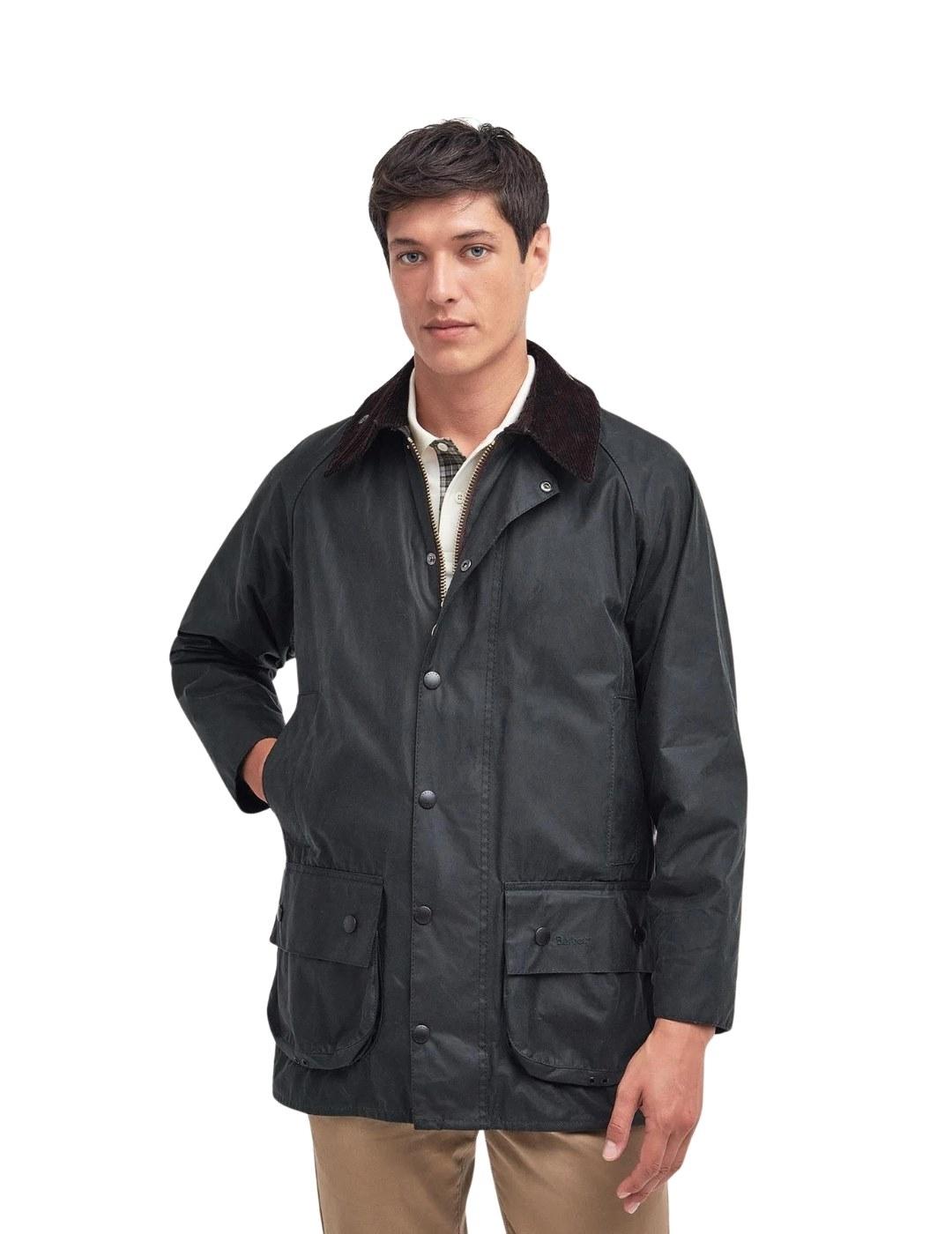 Barbour Chaqueta Beaufort Wax Verde oscuro