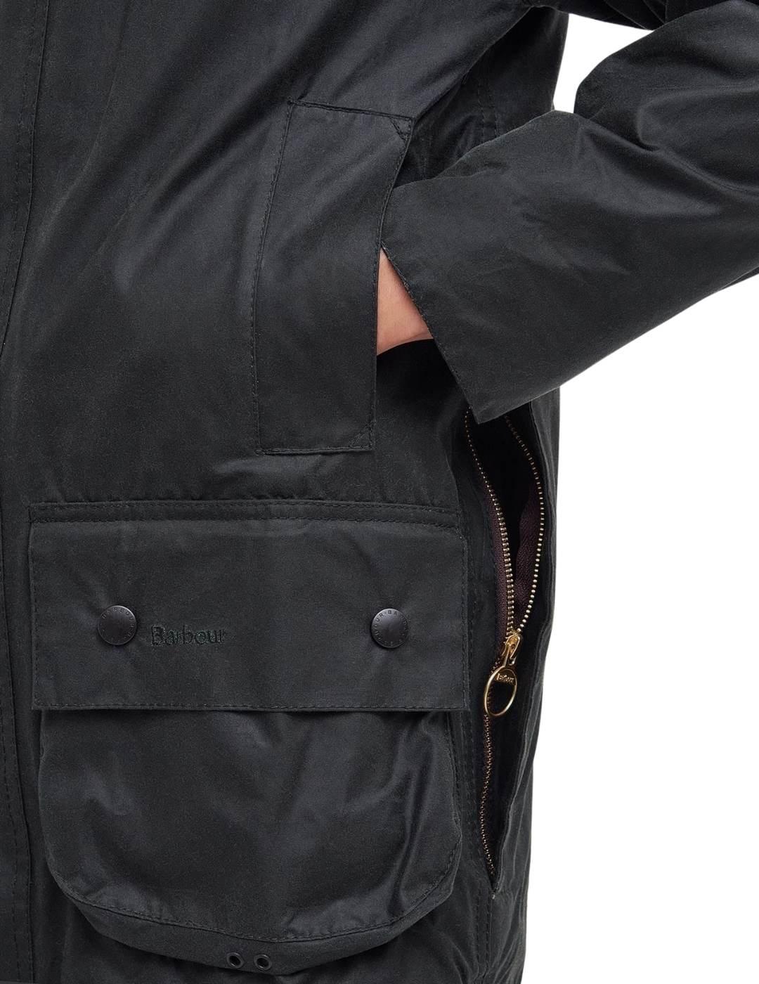 Barbour Chaqueta Beaufort Wax Verde oscuro