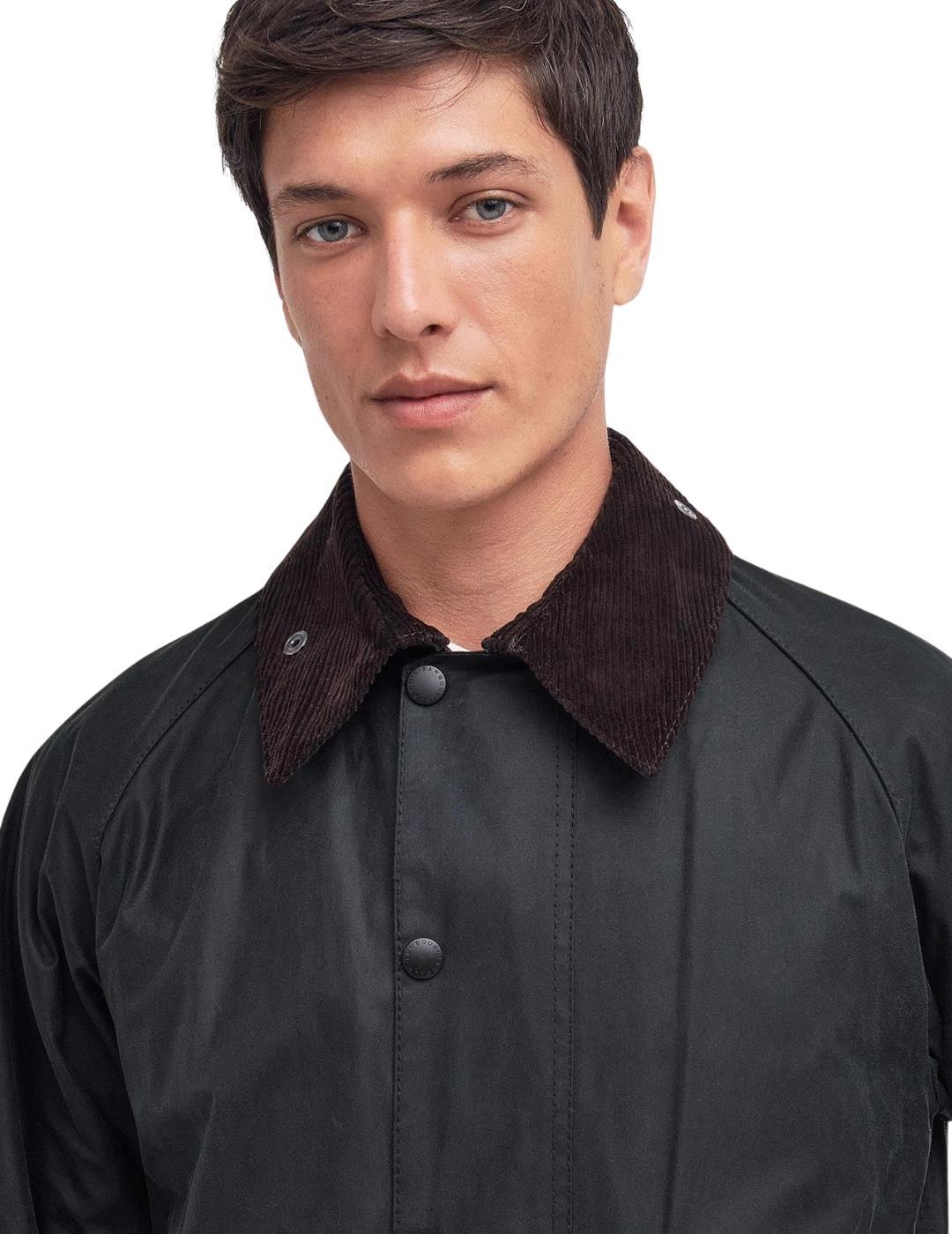 Barbour Chaqueta Beaufort Wax Verde oscuro