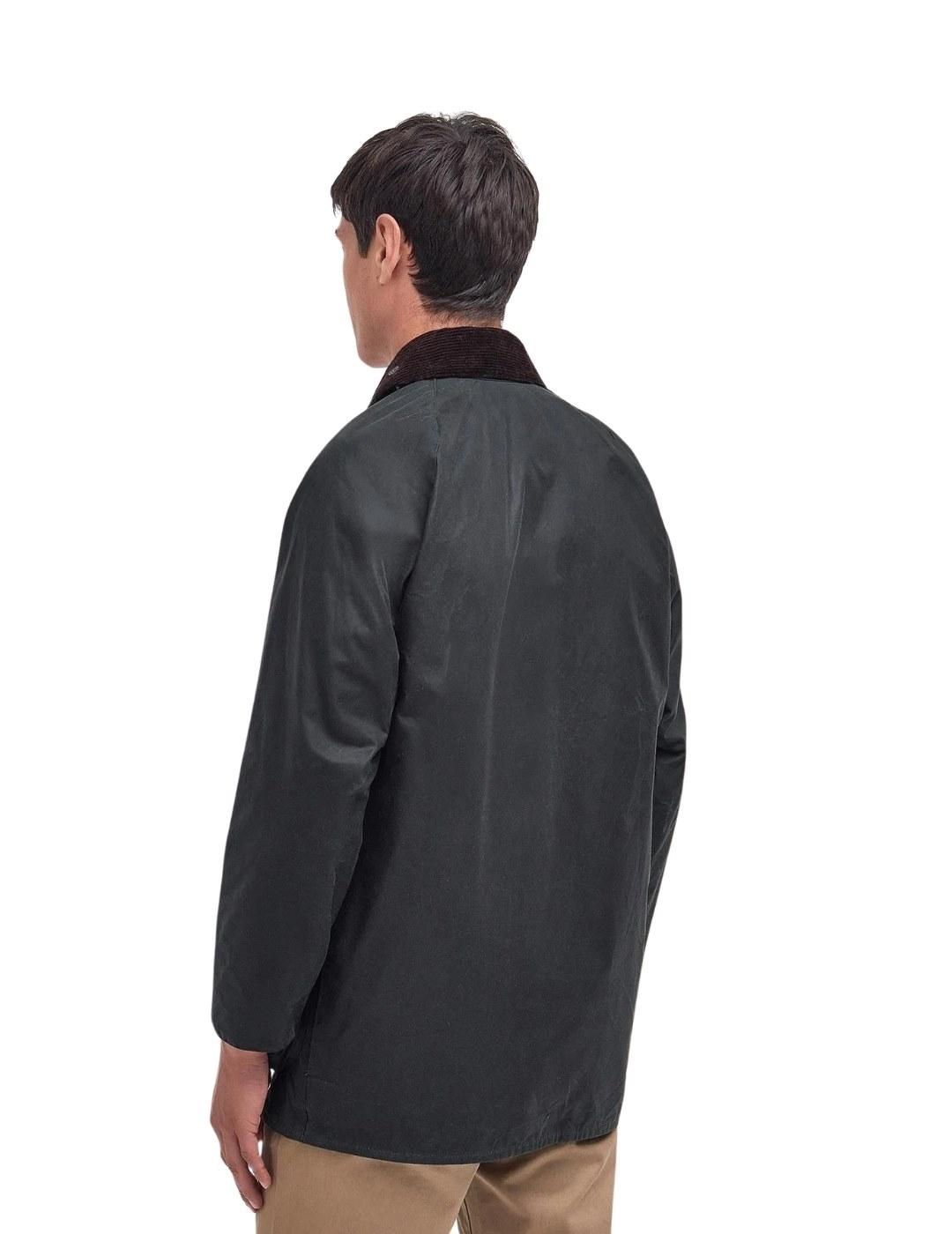 Barbour Chaqueta Beaufort Wax Verde oscuro