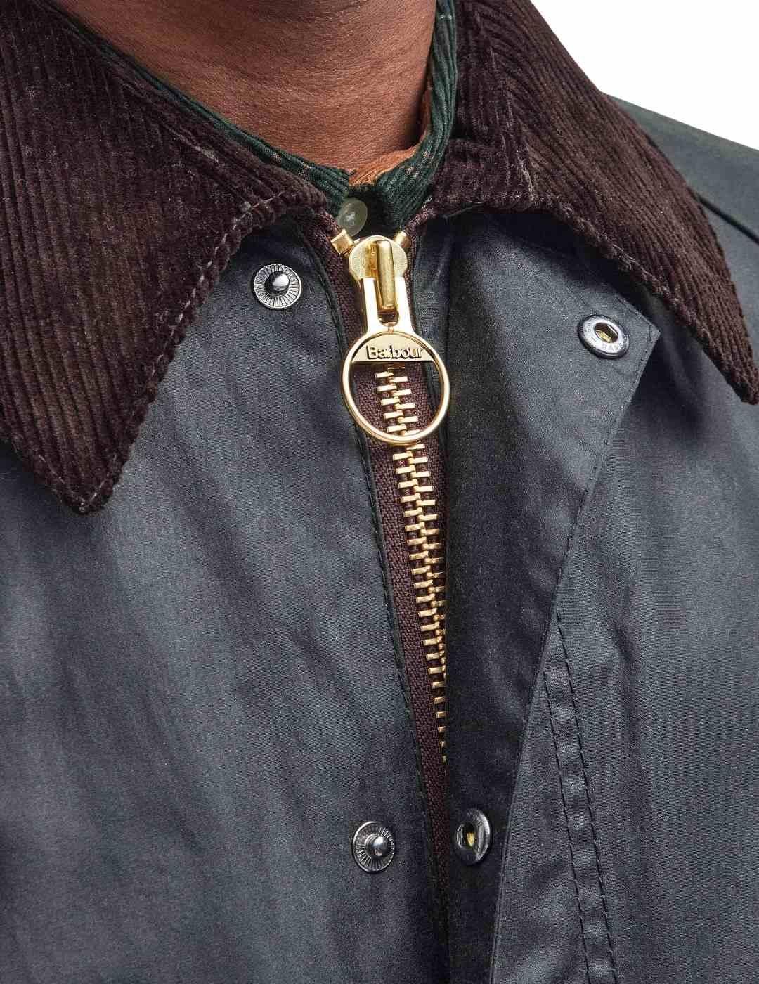 Barbour Chaqueta Bedale Wax Verde oscuro