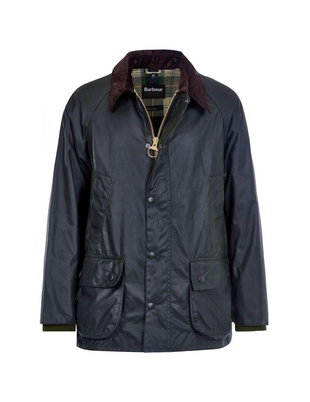Barbour Chaqueta Bedale Wax Verde oscuro