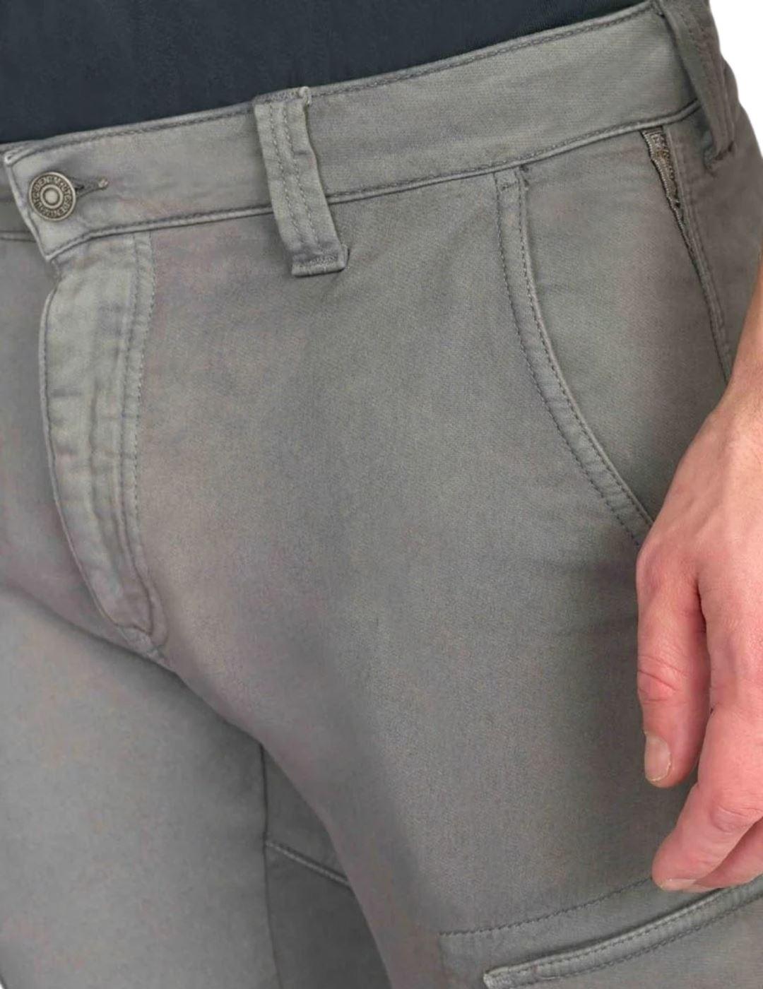 Le Temps Des Cerises Pantalón Jogg cargo Gris