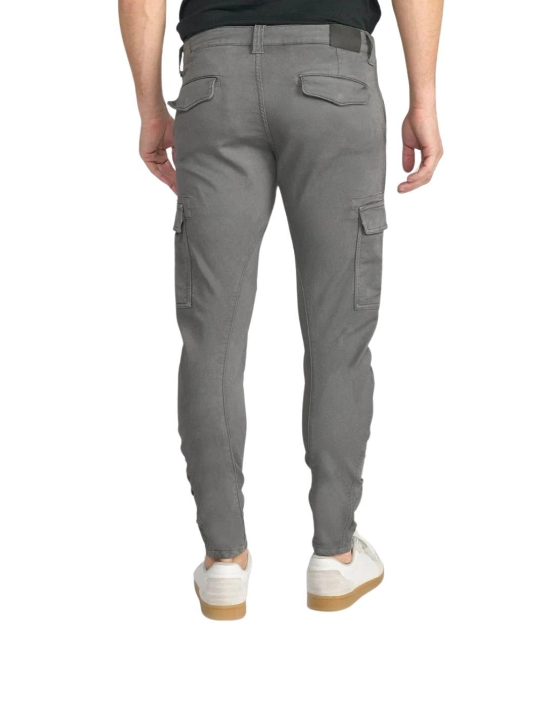 Le Temps Des Cerises Pantalón Jogg cargo Gris