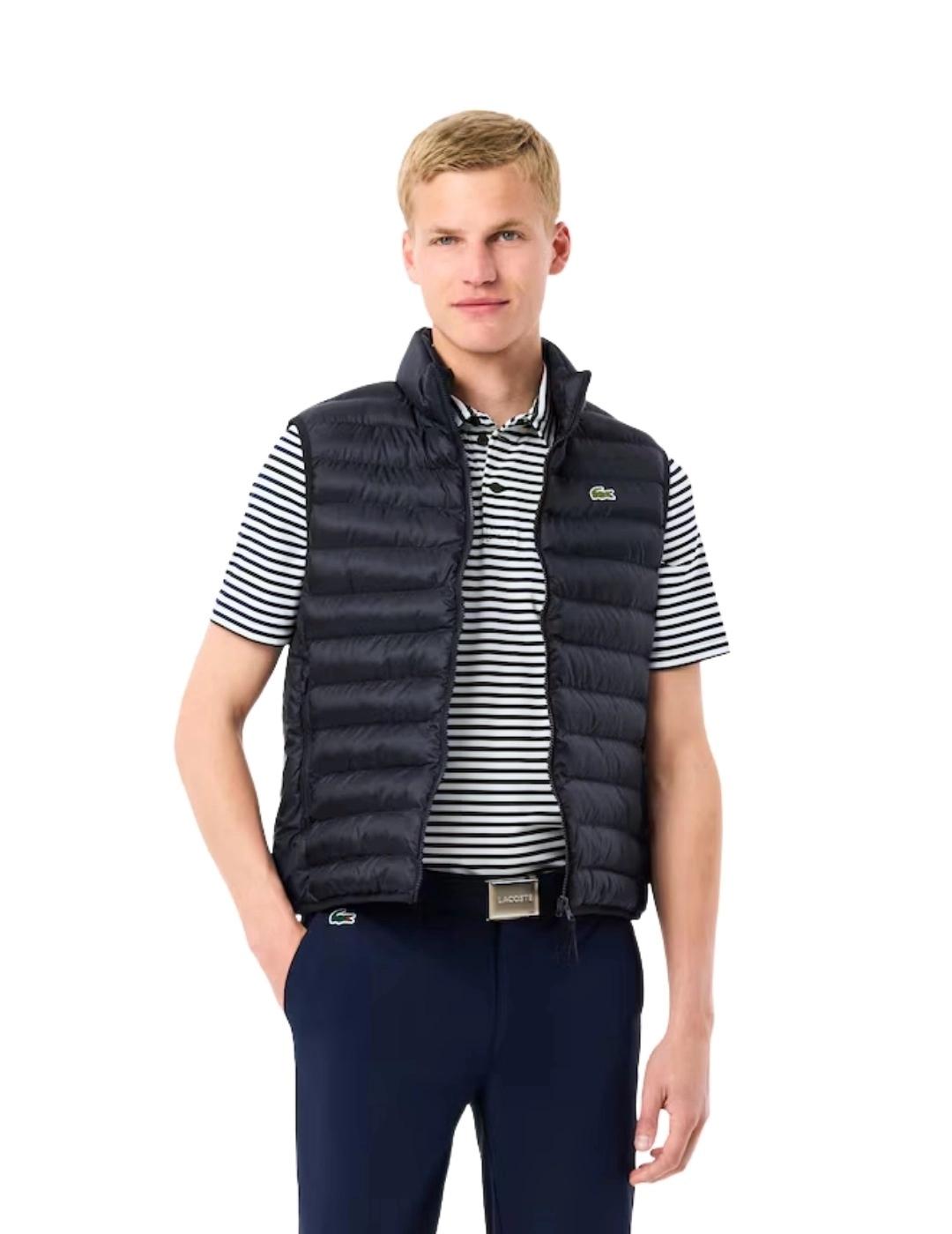 Lacoste Chaleco acolchado hidrófugo Azul marino