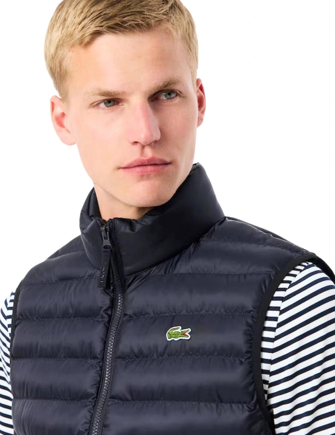 Lacoste Chaleco acolchado hidrófugo Azul marino