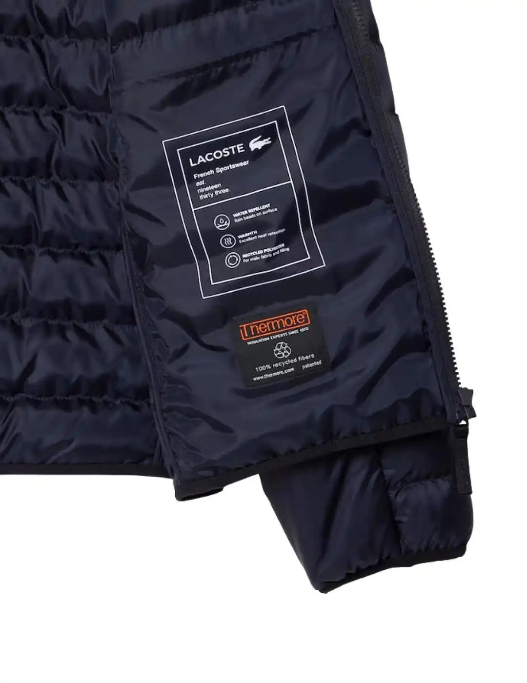 Lacoste Chaqueta acolchada hidrófuga Azul marino