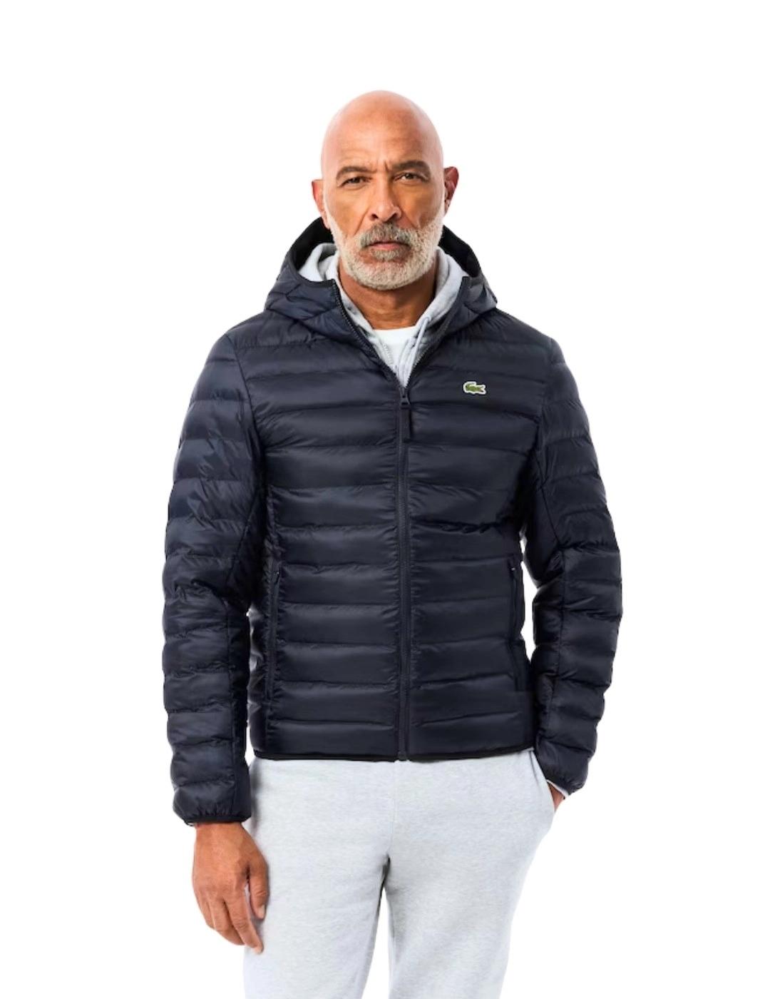 Lacoste Chaqueta acolchada hidrófuga Azul marino