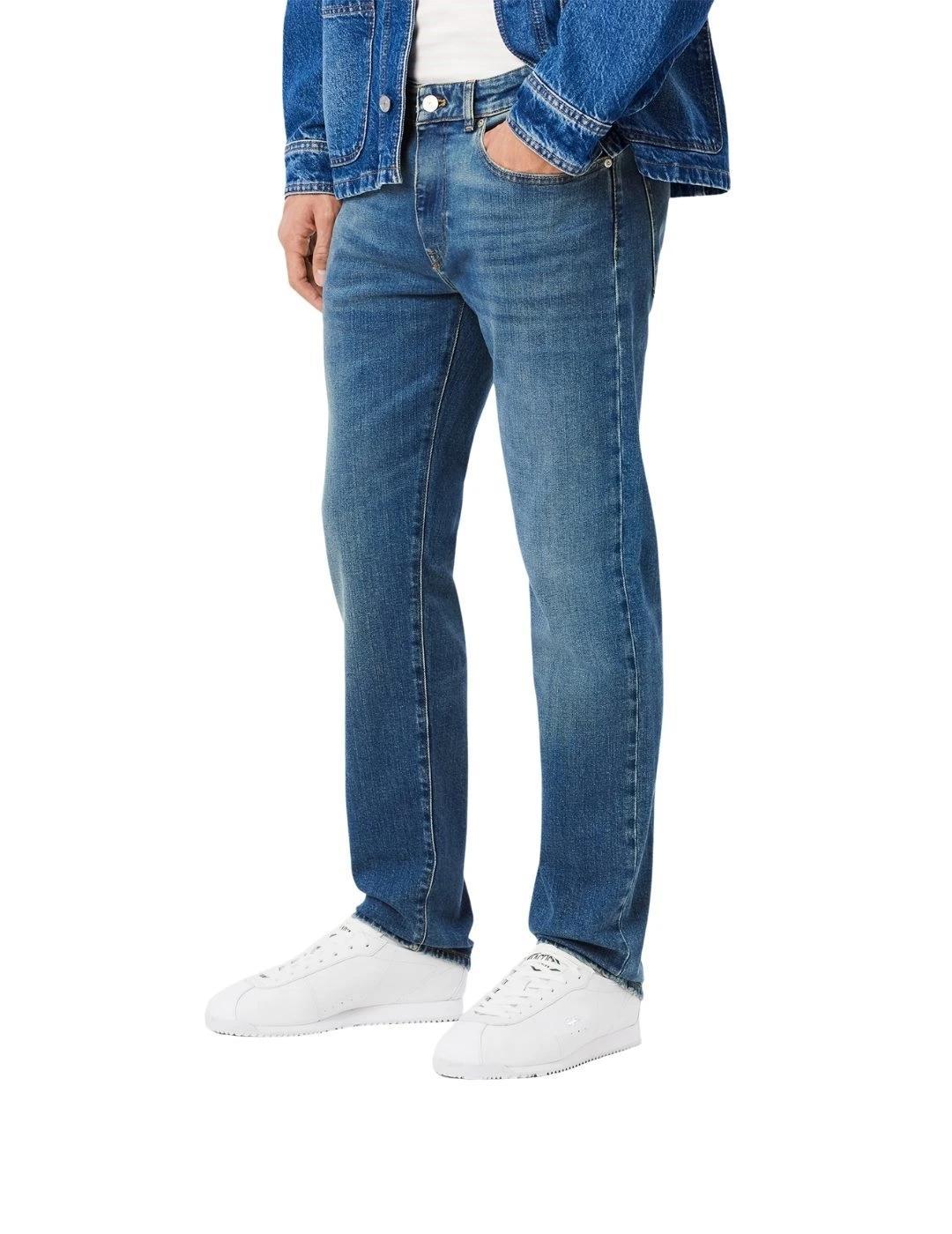 Lacoste Pantalón vaquero de corte ajustado Azul