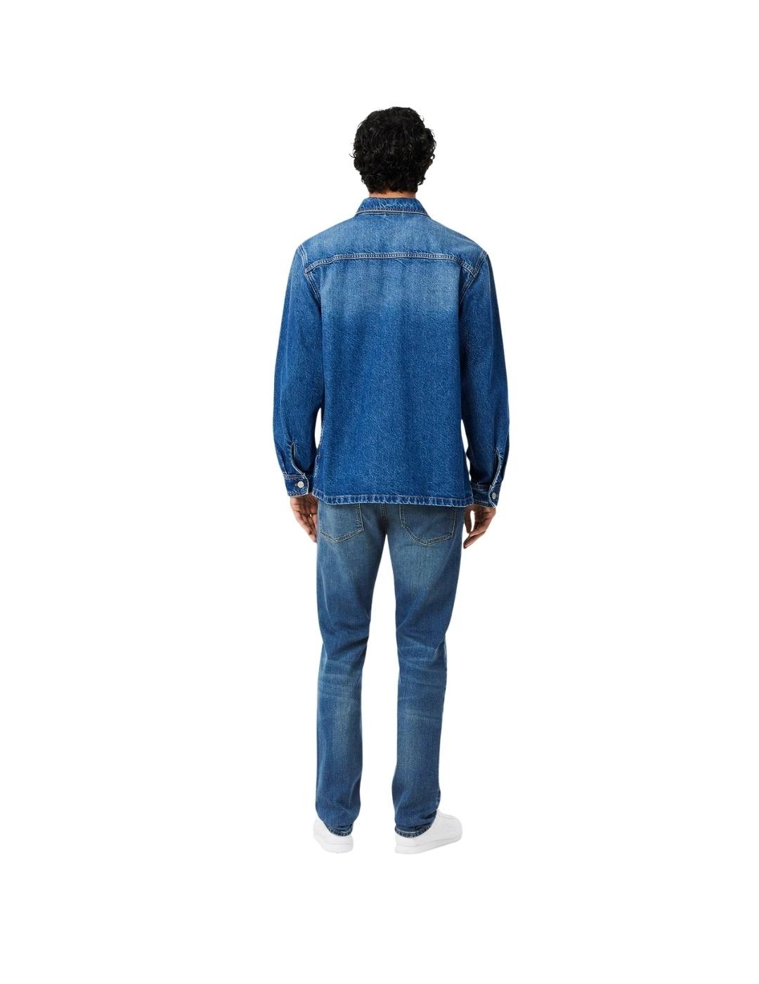 Lacoste Pantalón vaquero de corte ajustado Azul