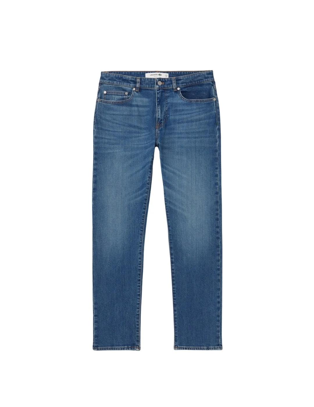 Lacoste Pantalón vaquero de corte ajustado Azul