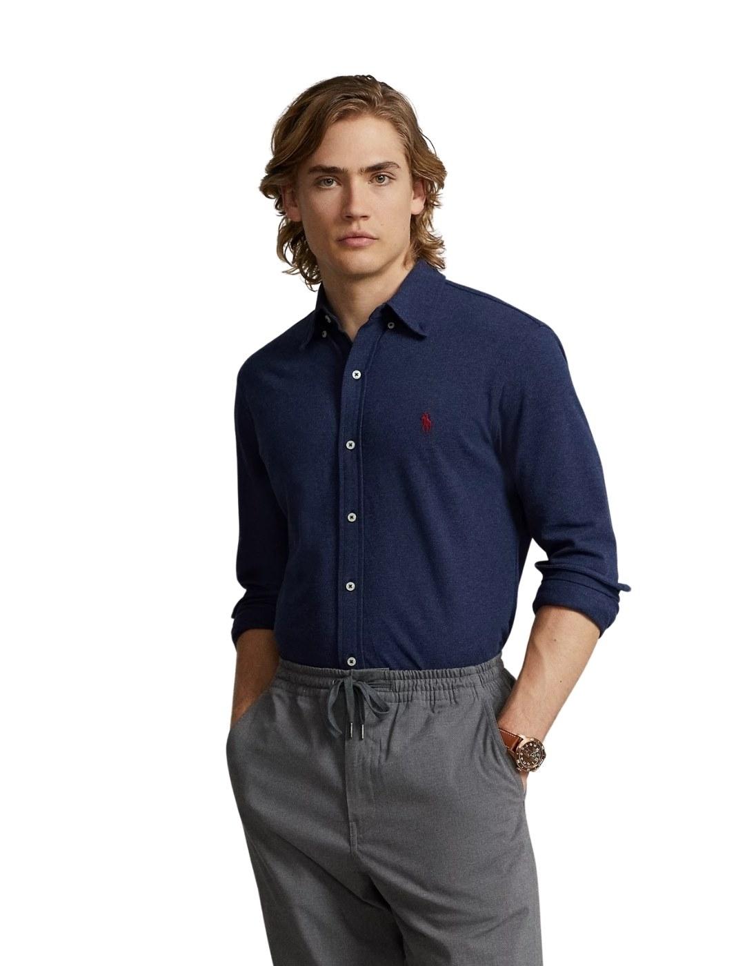Ralph Lauren Camisa Azul Marino