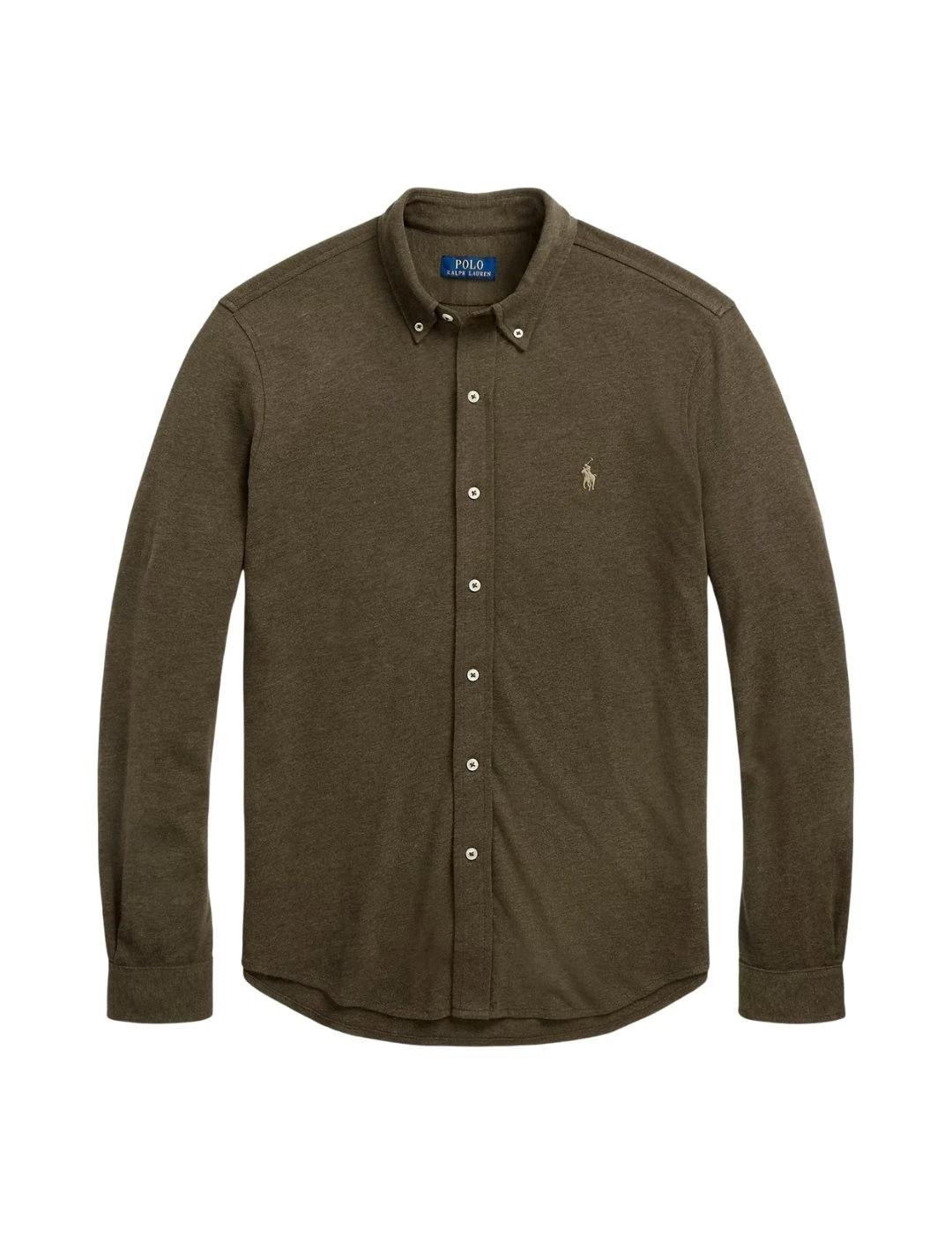 Ralph Lauren Camisa de piqué ultraligera Verde