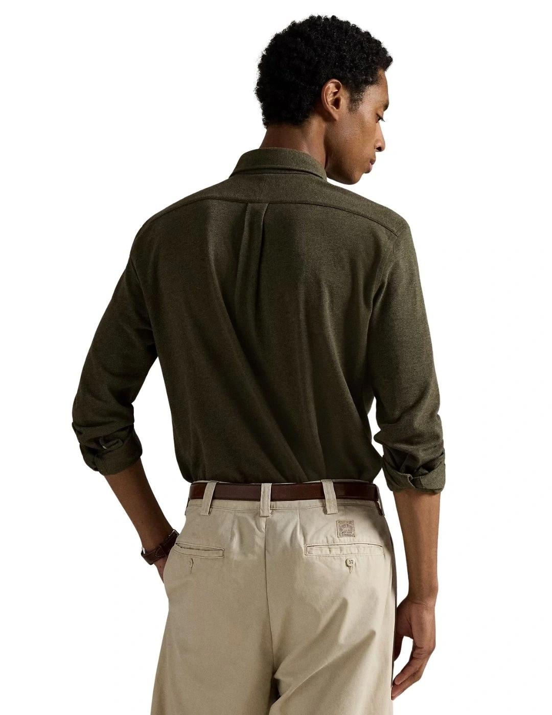 Ralph Lauren Camisa de piqué ultraligera Verde