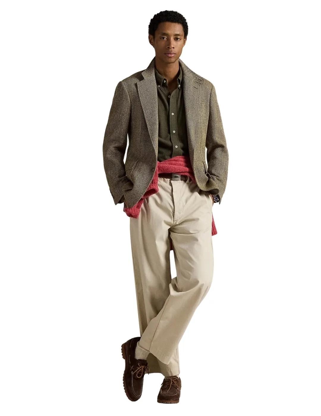 Ralph Lauren Camisa de piqué ultraligera Verde