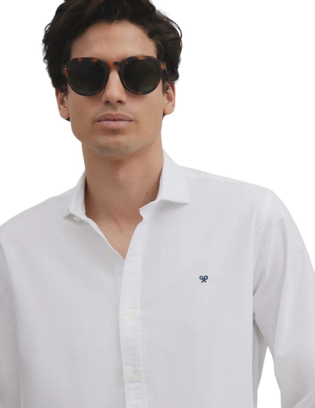 Silbon Camisa Sport Oxford Cutaway Blanca