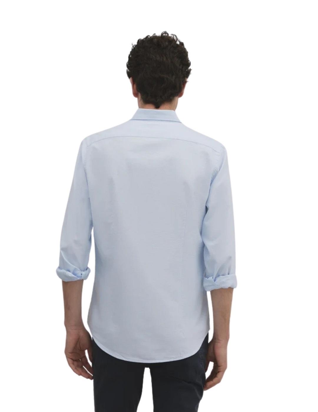 Silbon Camisa Sport Oxford Celeste