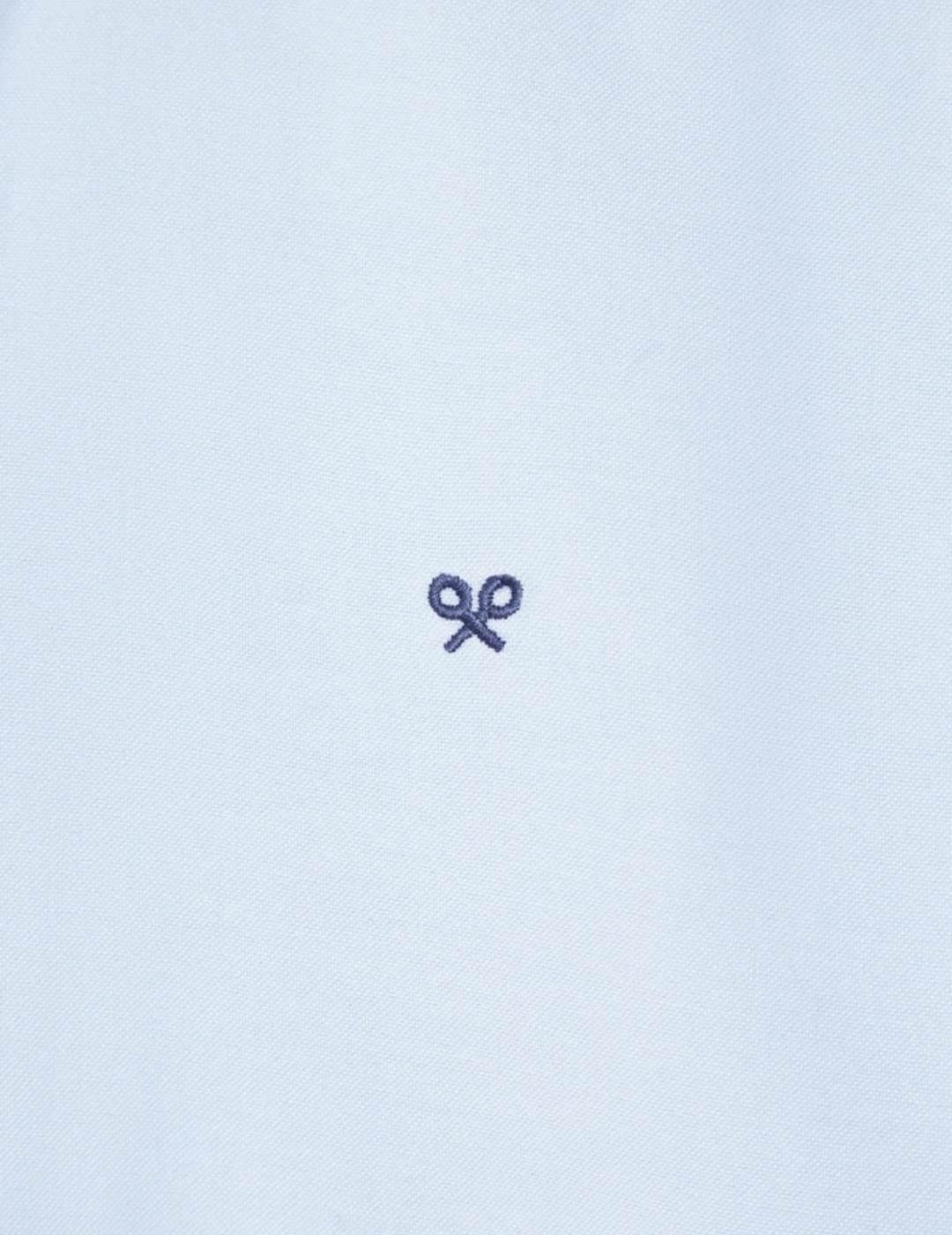 Silbon Camisa Sport Oxford Cutaway Celeste