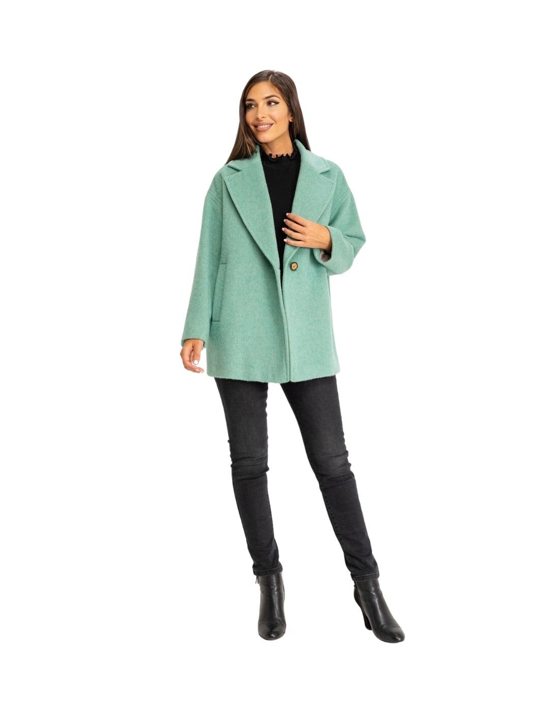 Fashion Abrigo Bombay Verde Agua para mujer