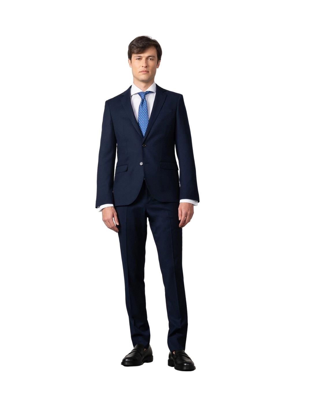 Etiem Traje Extra Slim Marino para hombre