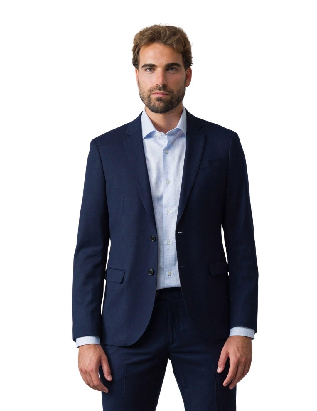Etiem Traje Extra Slim Marino para hombre