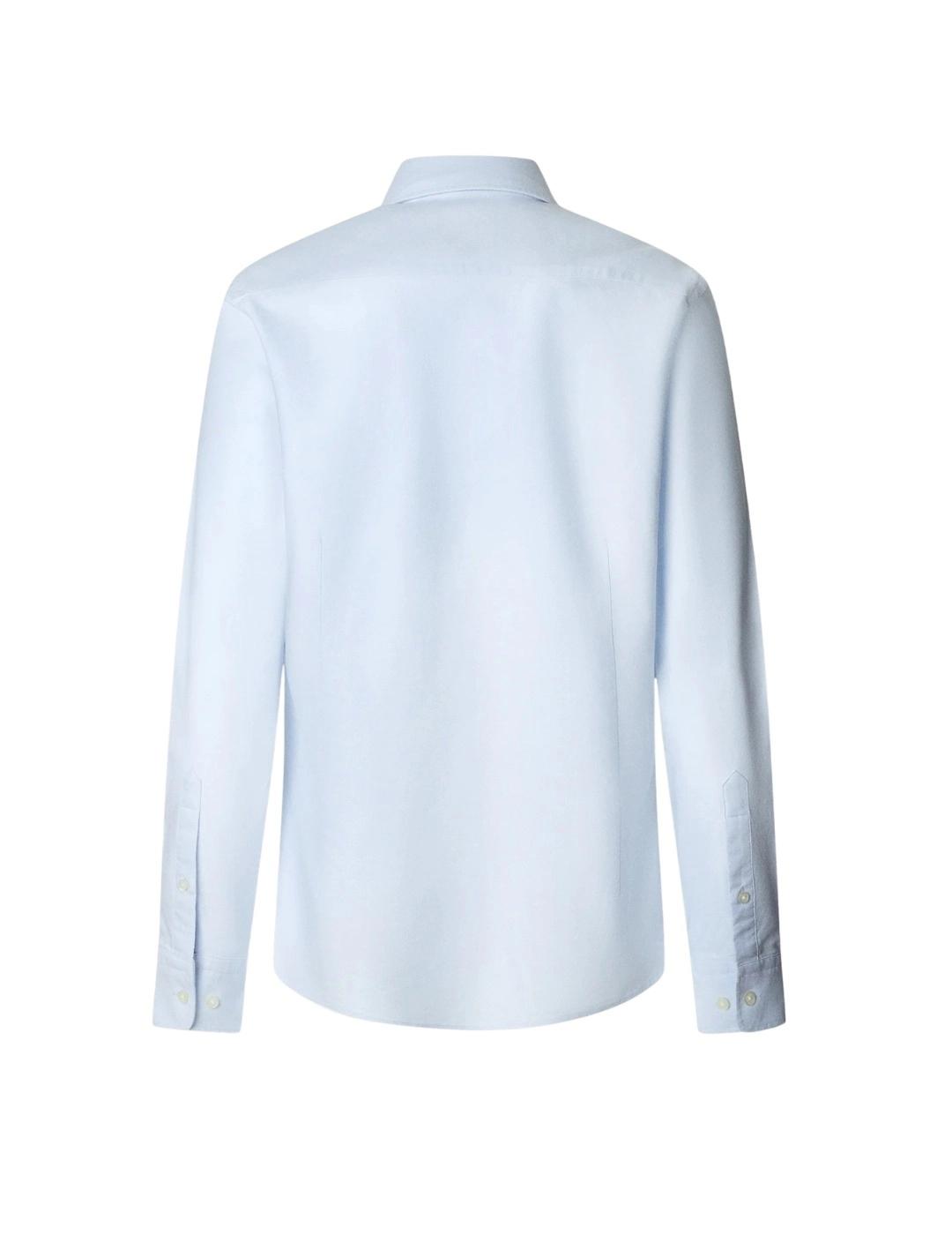 Hackett Camisa Oxford Lavada Azul cielo