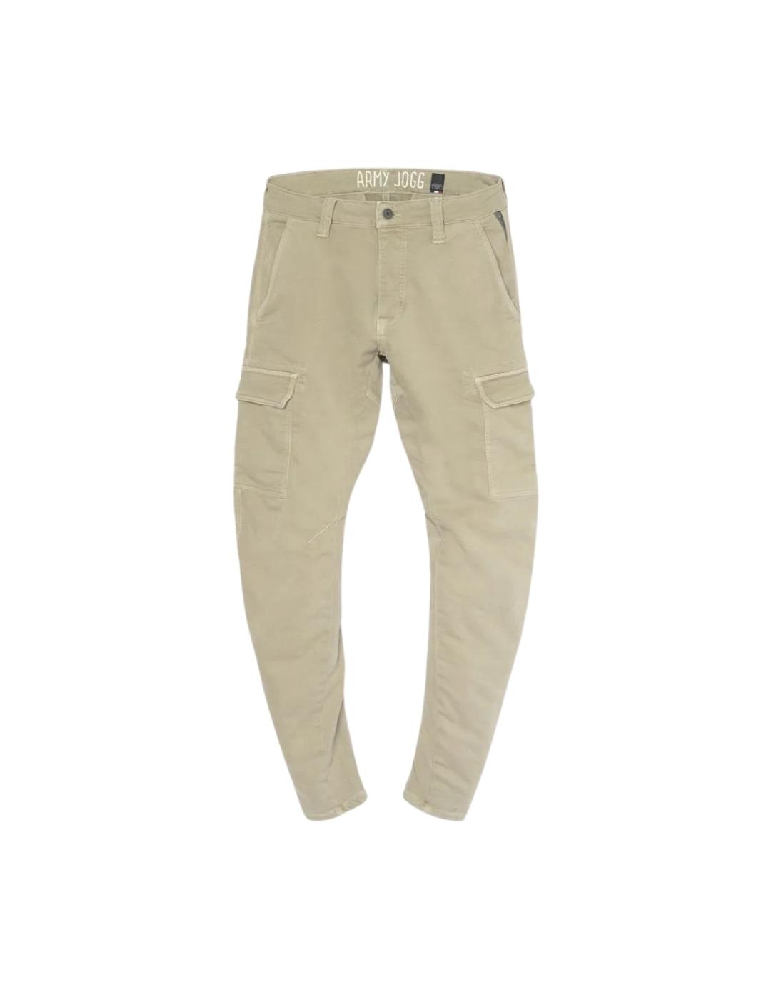 Le Temps Des Cerises Pantalón Jogg cargo Beige
