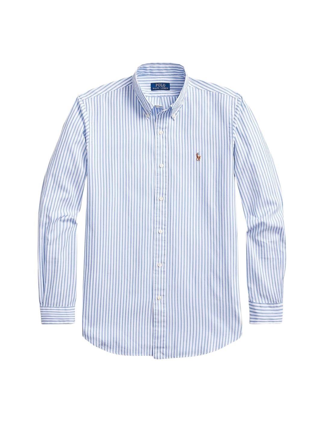 Ralph Lauren Camisa rayas azul y blanco