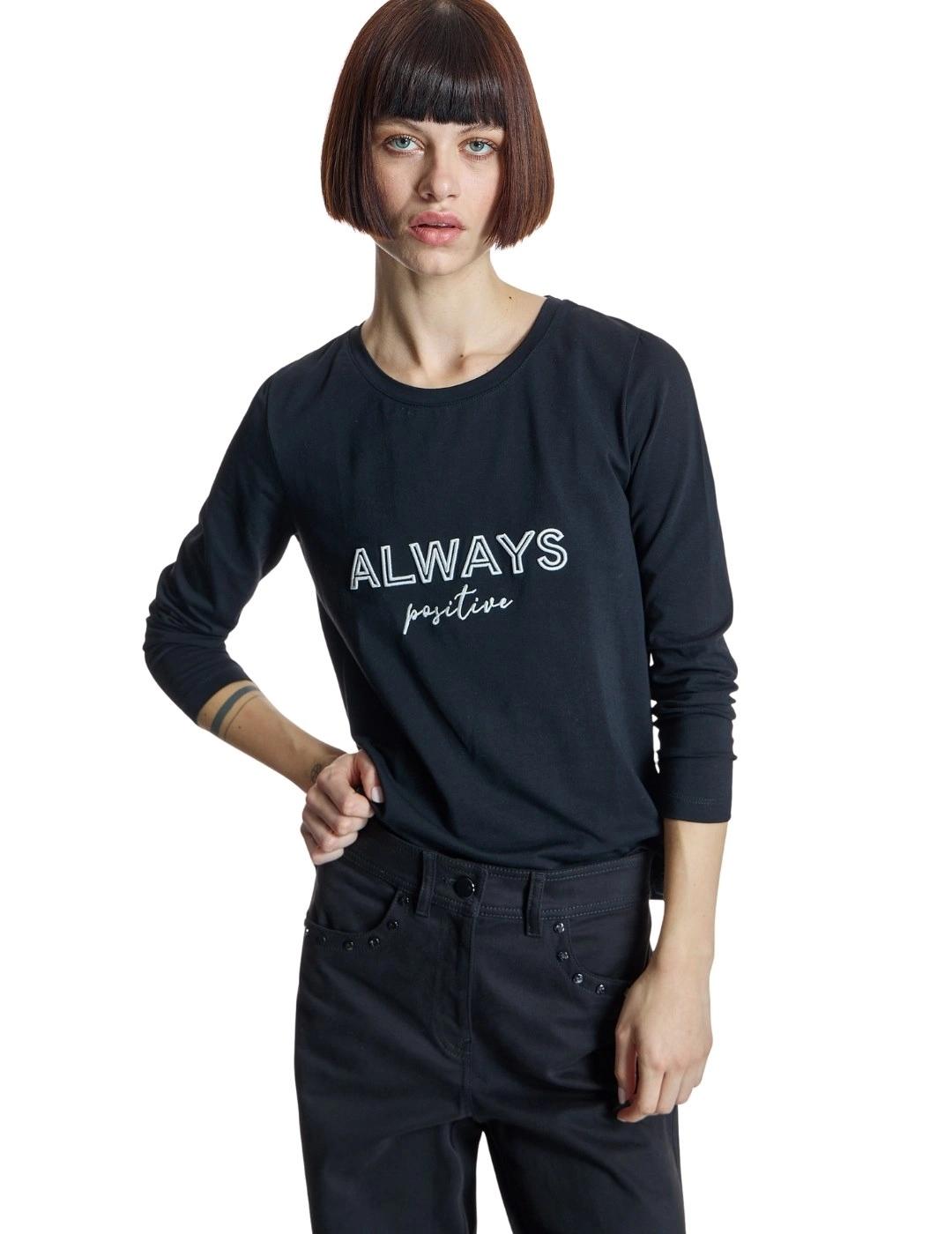 Alba Conde Camiseta Always Negra