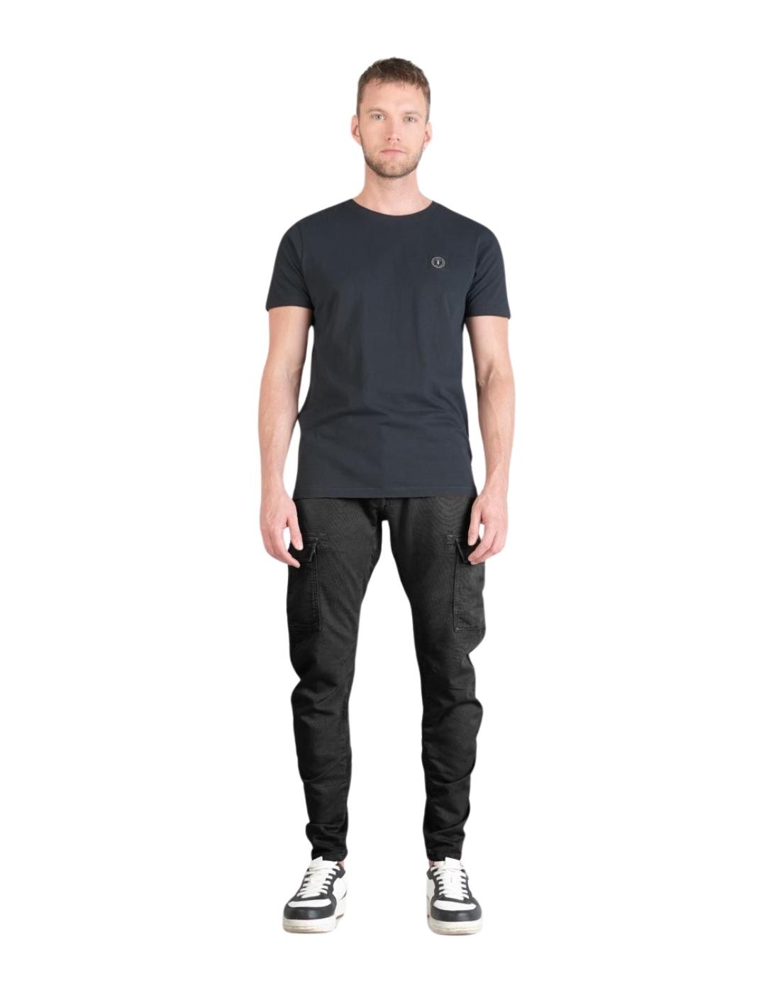 Le Temps Des Cerises Pantalón Jogg cargo Negro