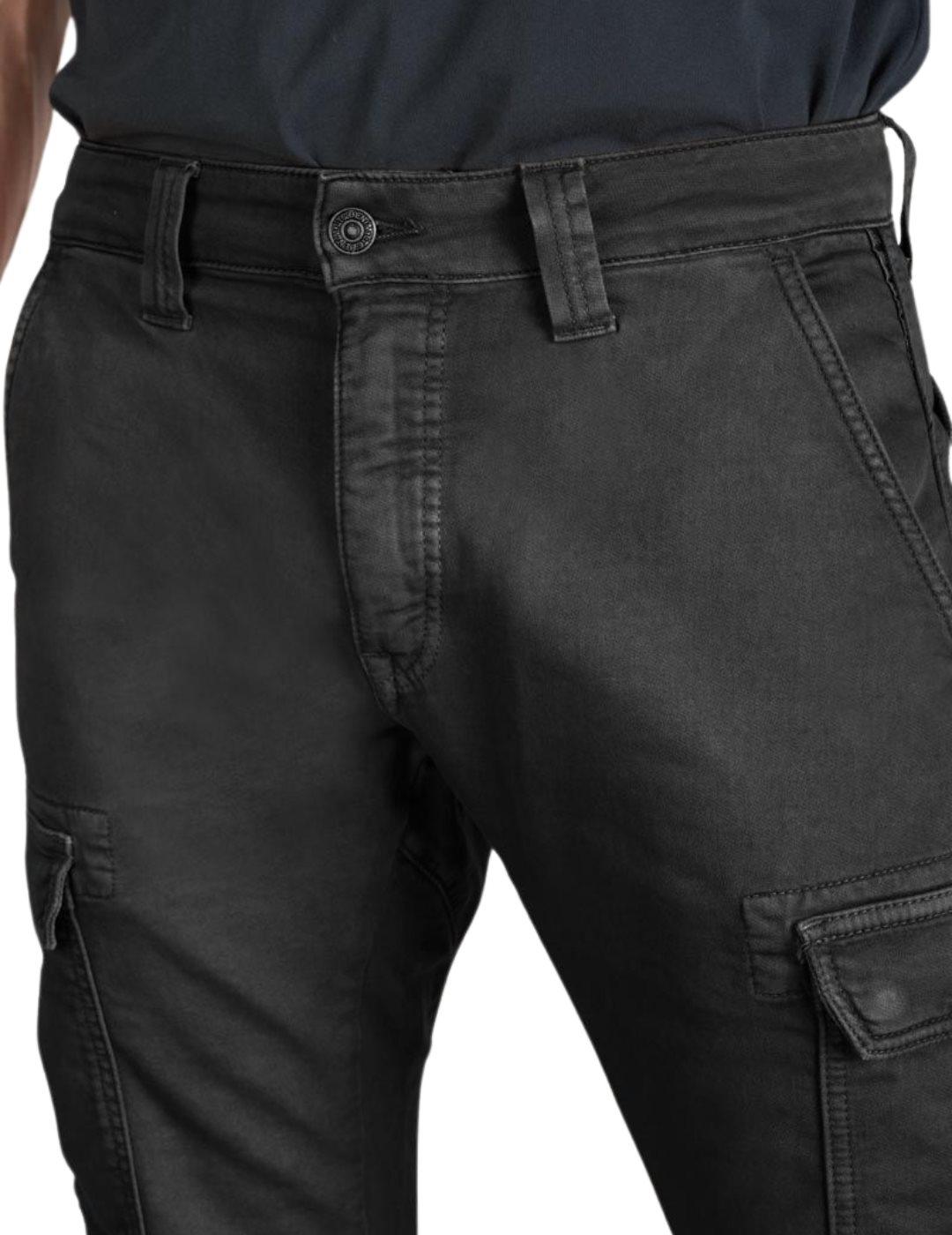 Le Temps Des Cerises Pantalón Jogg cargo Negro