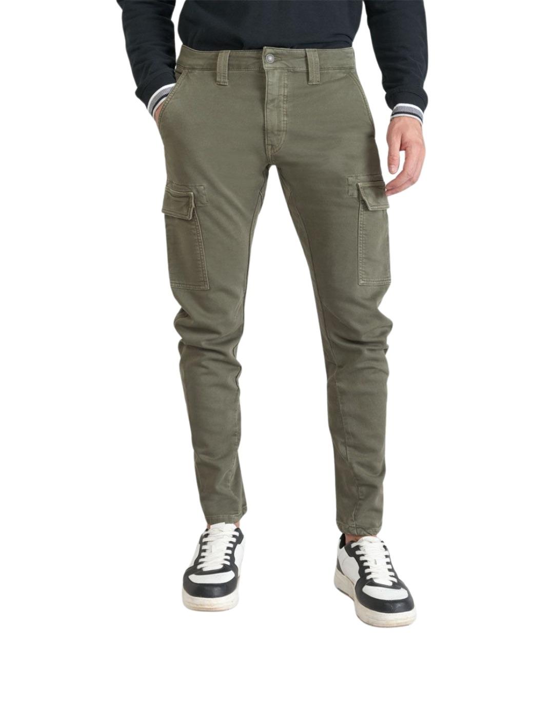 Le Temps Des Cerises Pantalón Jogg cargo Negro