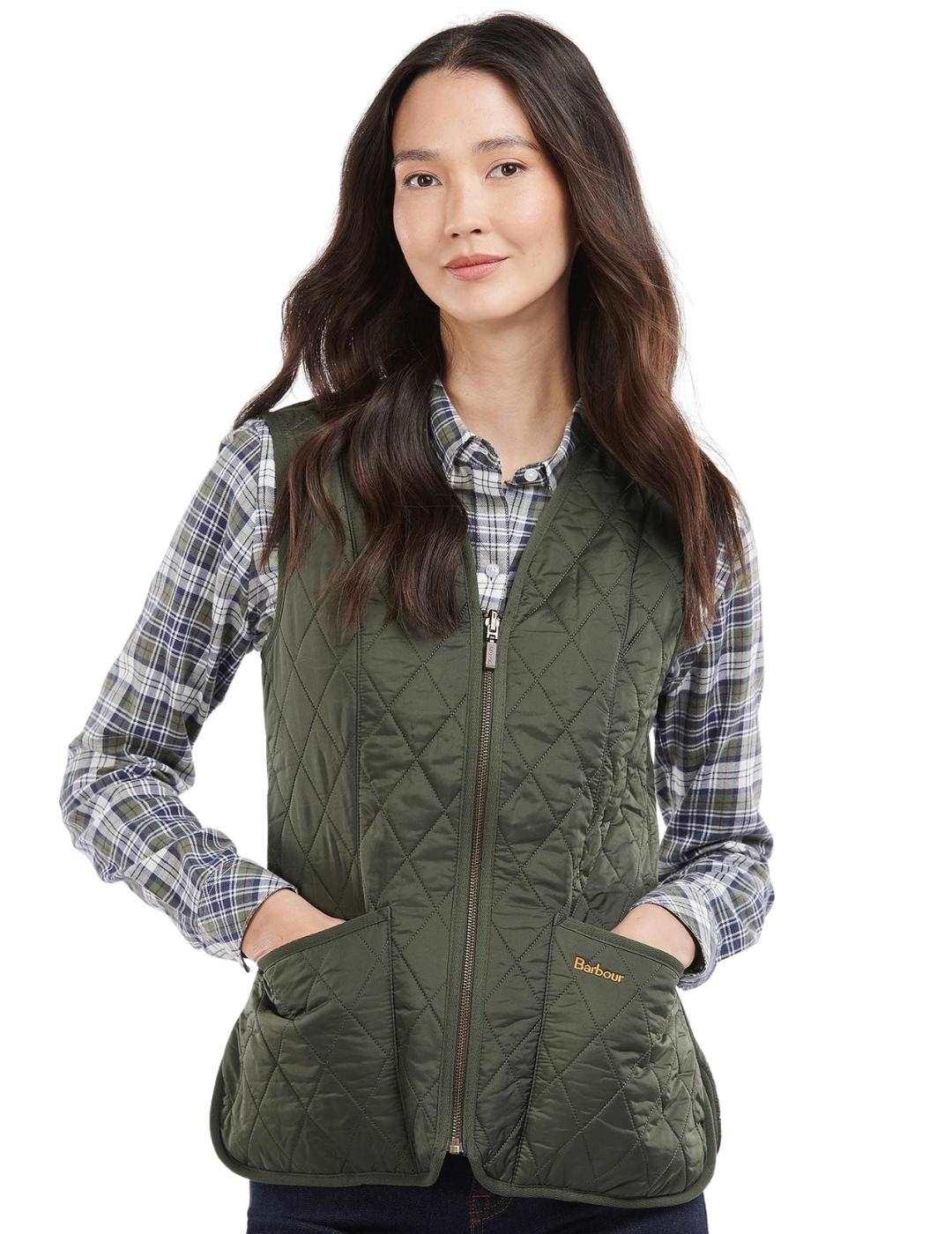 Barbour Chaleco Fleece Betty Liner Verde