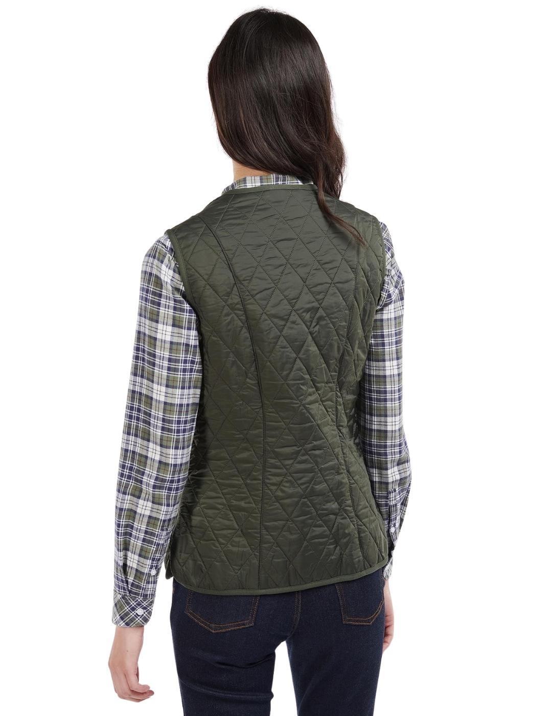 Barbour Chaleco Fleece Betty Liner Verde