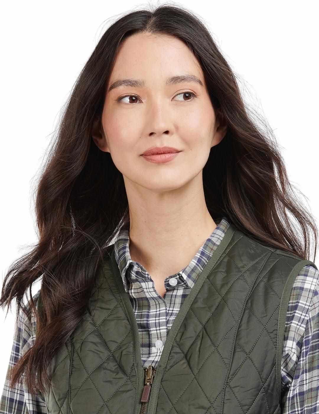 Barbour Chaleco Fleece Betty Liner Verde