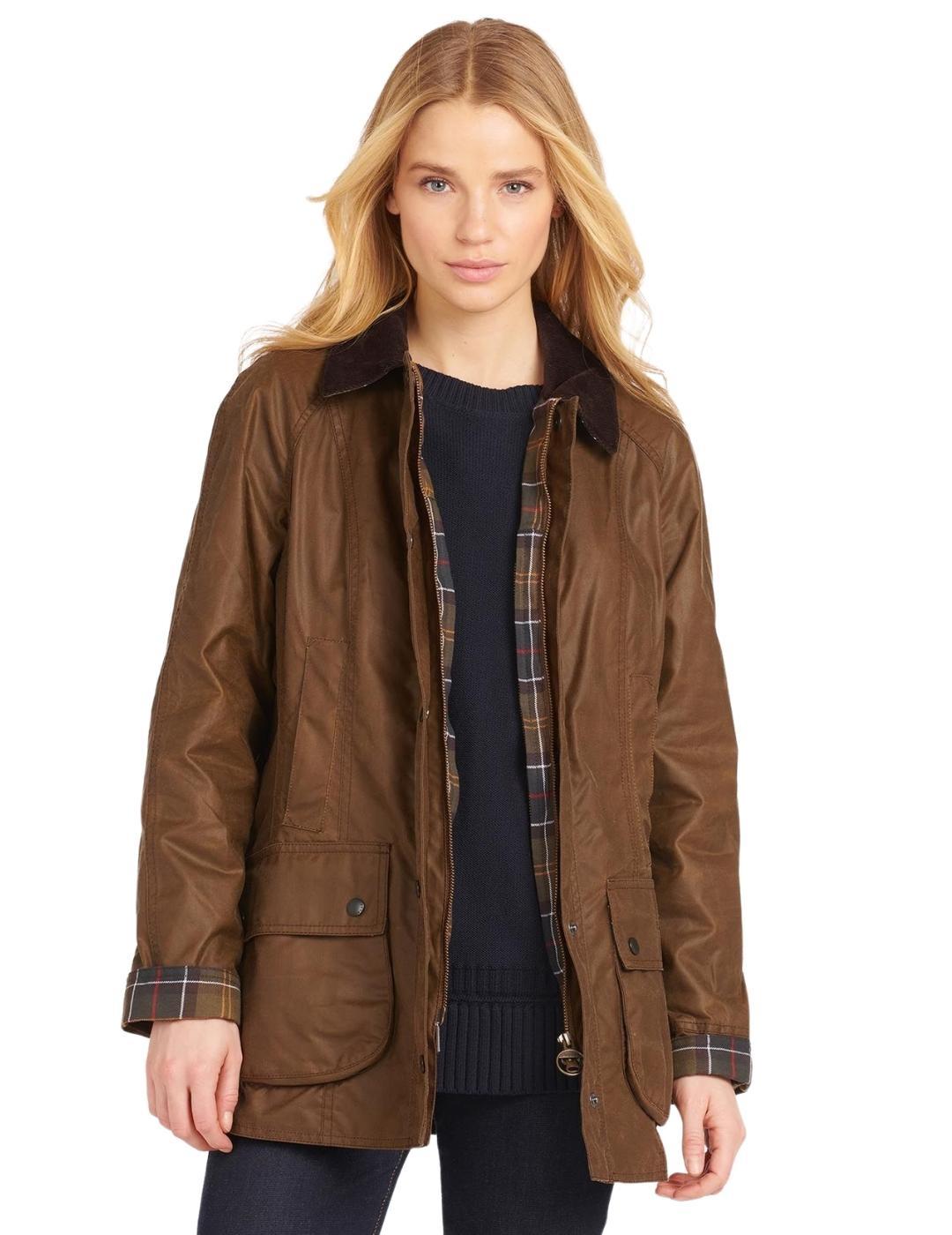 Barbour Chaqueta Beadnell Wax Marrón