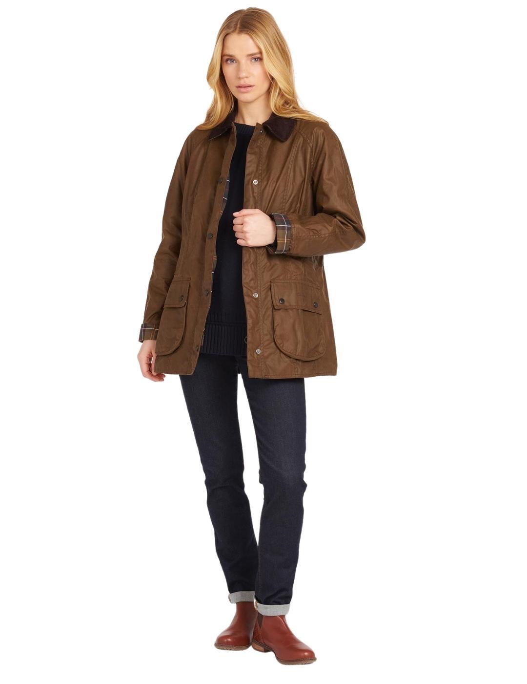 Barbour Chaqueta Beadnell Wax Marrón