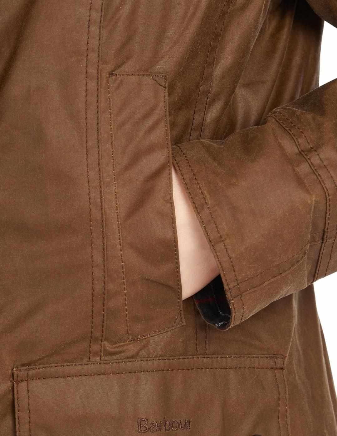 Barbour Chaqueta Beadnell Wax Marrón