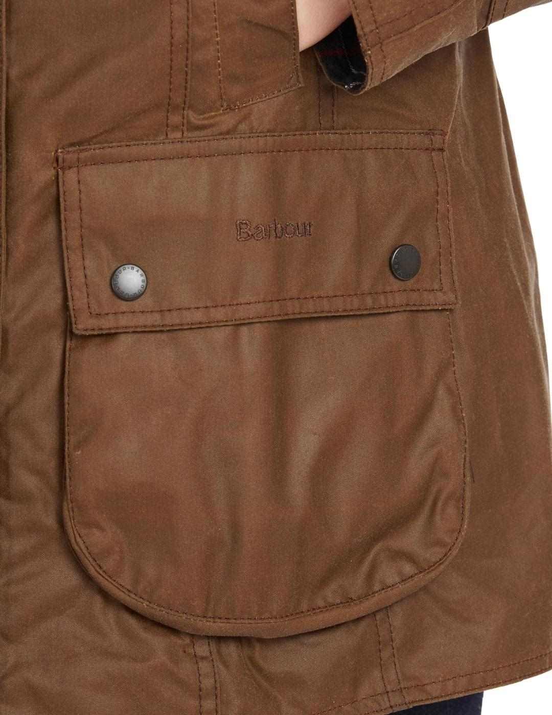 Barbour Chaqueta Beadnell Wax Marrón