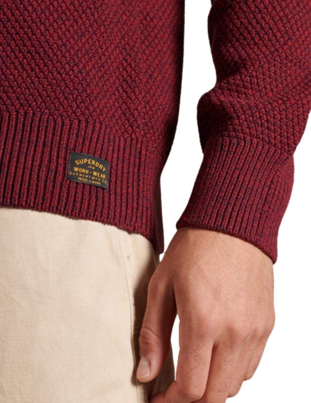 Superdry Punto Deep Red/Black Twist