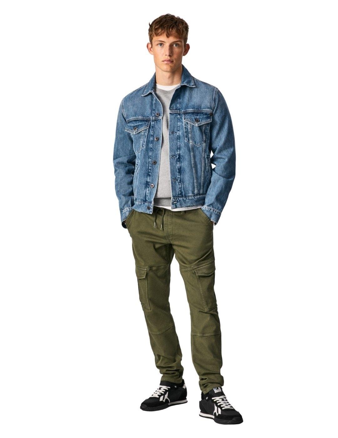 Pantalones Pepe Jeans Jared Verdes Para Hombre