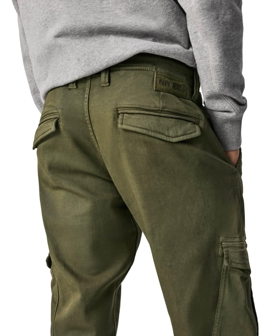 Pantalones Pepe Jeans Jared Verdes Para Hombre
