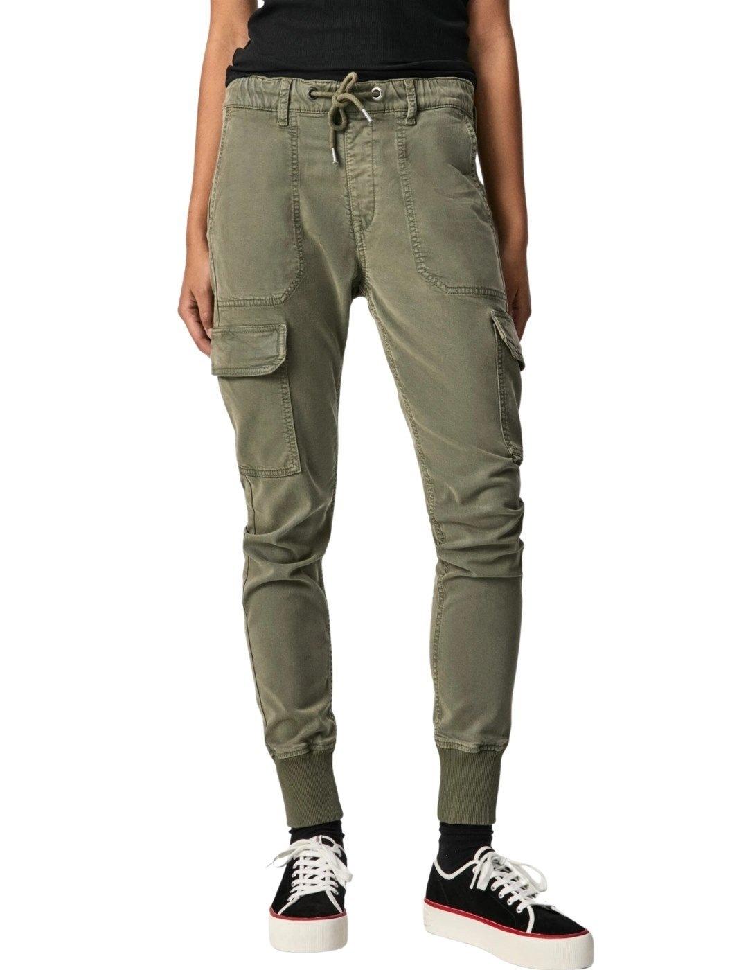 Pantalones Pepe Jeans New Crusade Verdes Para Mujer